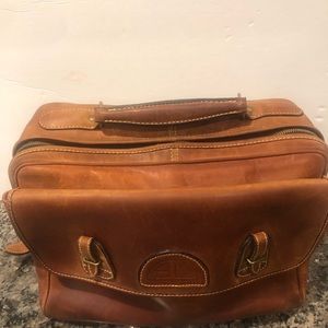 Leather messenger/work bag